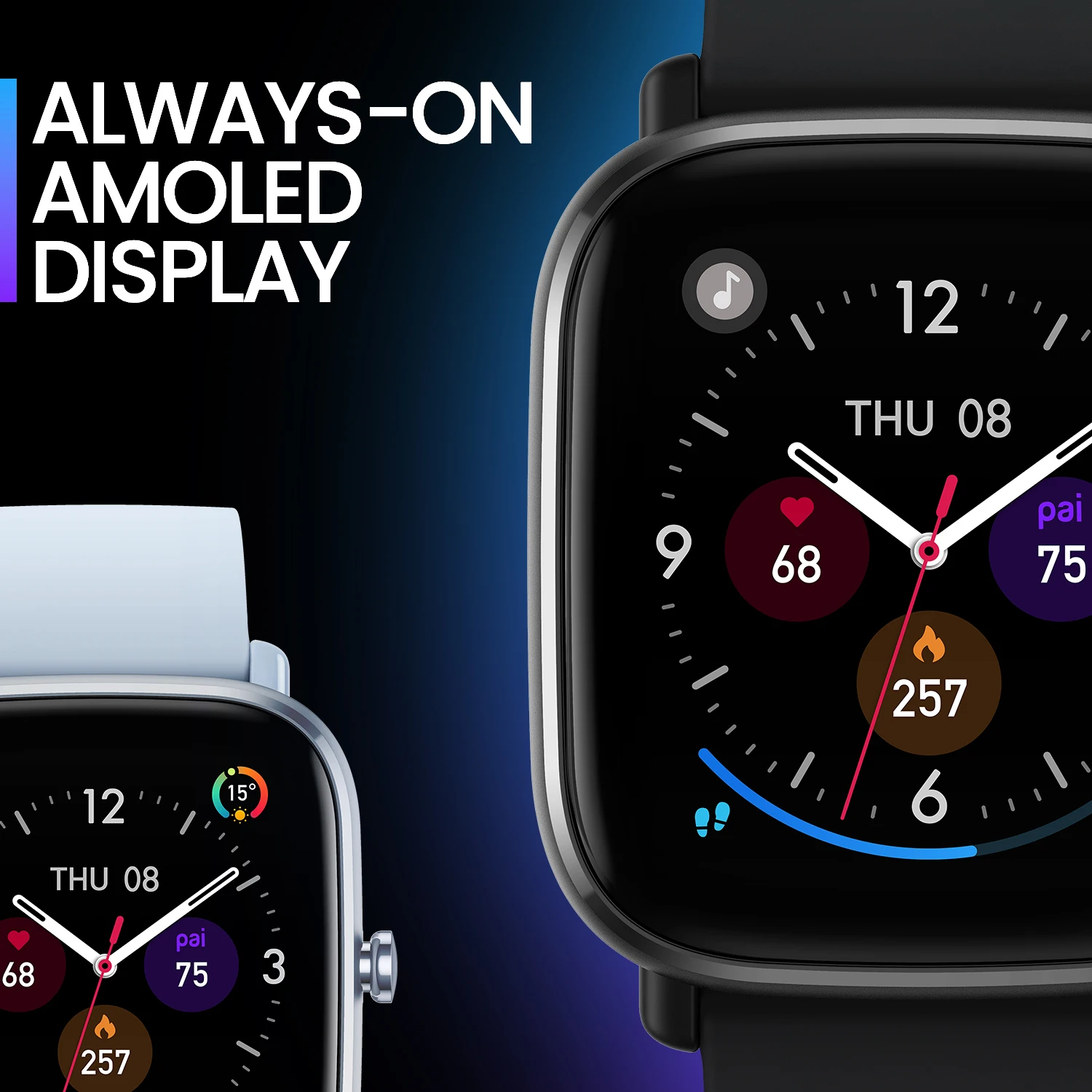 Amazfit GTS 2 Mini Reloj Inteligente, Control del Sueño, Más de 68 Modos de Deporte, Dispositivo para Android e iOS, Novedad del 2022