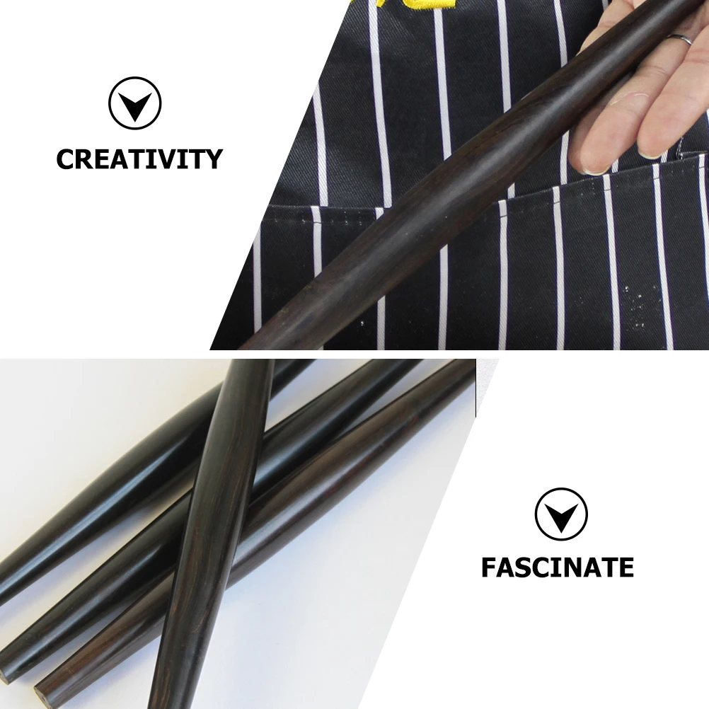 

Fish Belly Rolling Pin Wooden Handle Dough Roller for Baking Pasta Pizza Dumpling Wrappers Nonstick Surface Easy Clean Kitchen