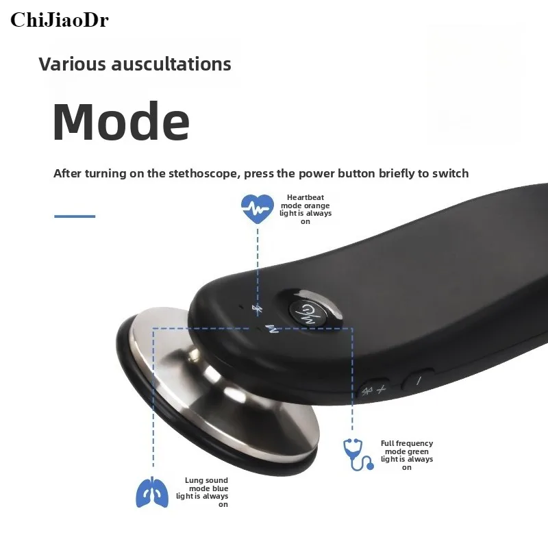 

Внутренняя медицина для беременных женщин, доктора осмотра, беспроводной Bluetooth, интеллектуальный электронный стетоскоп