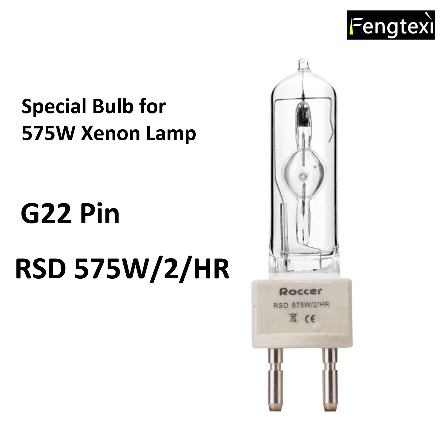 

575W Single - ended Metal Halide Xenon Lamp for Car Show, Stage Beam Lights and Film Television