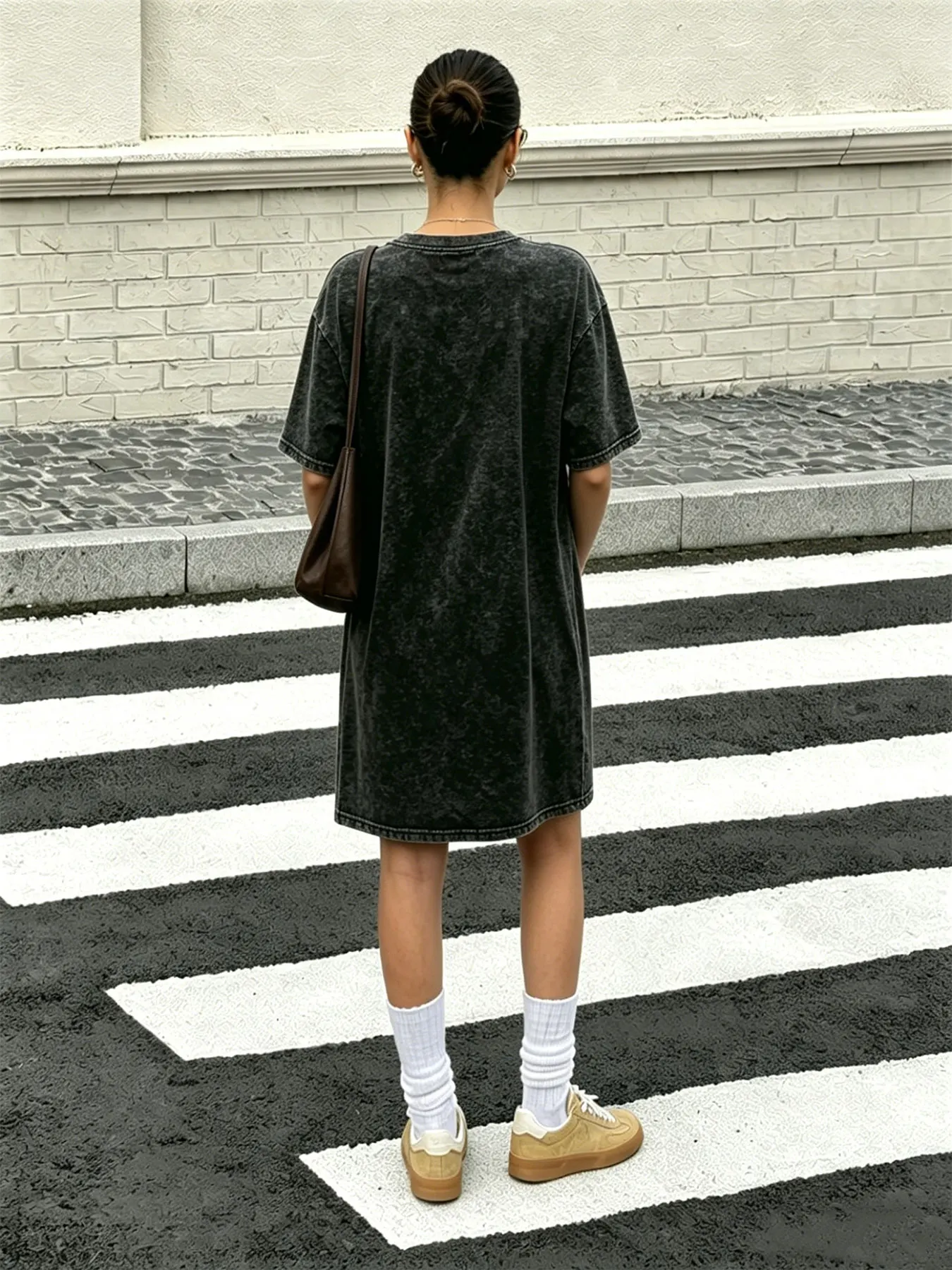 Vintage Washed Retro T-Shirt D - Streetwear Brand With Butterfly recension och pris