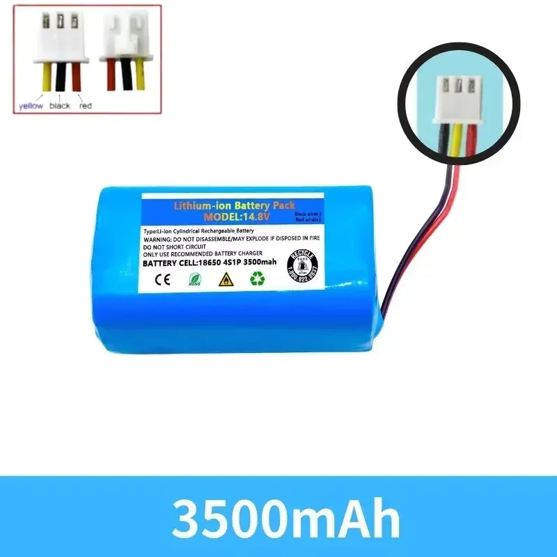 3500mAh 14.8V for Liectroux C30B E30B for Proscenic 800T 830P 820P 820T 820S Vacuum Cleaner Li-ion 14.8V bateria recargable