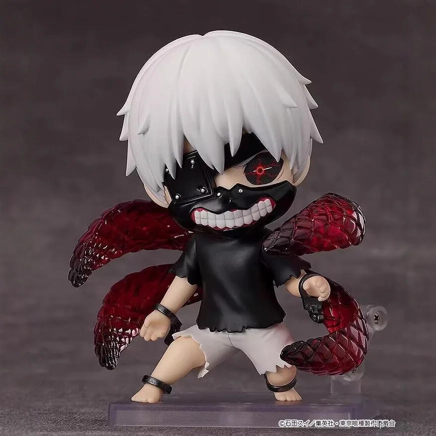 

Ken Kaneki Anime Figure #2734, Tokyo Ghoul Collectible Figurine, Swappable Faces Movable Joints Action Figure