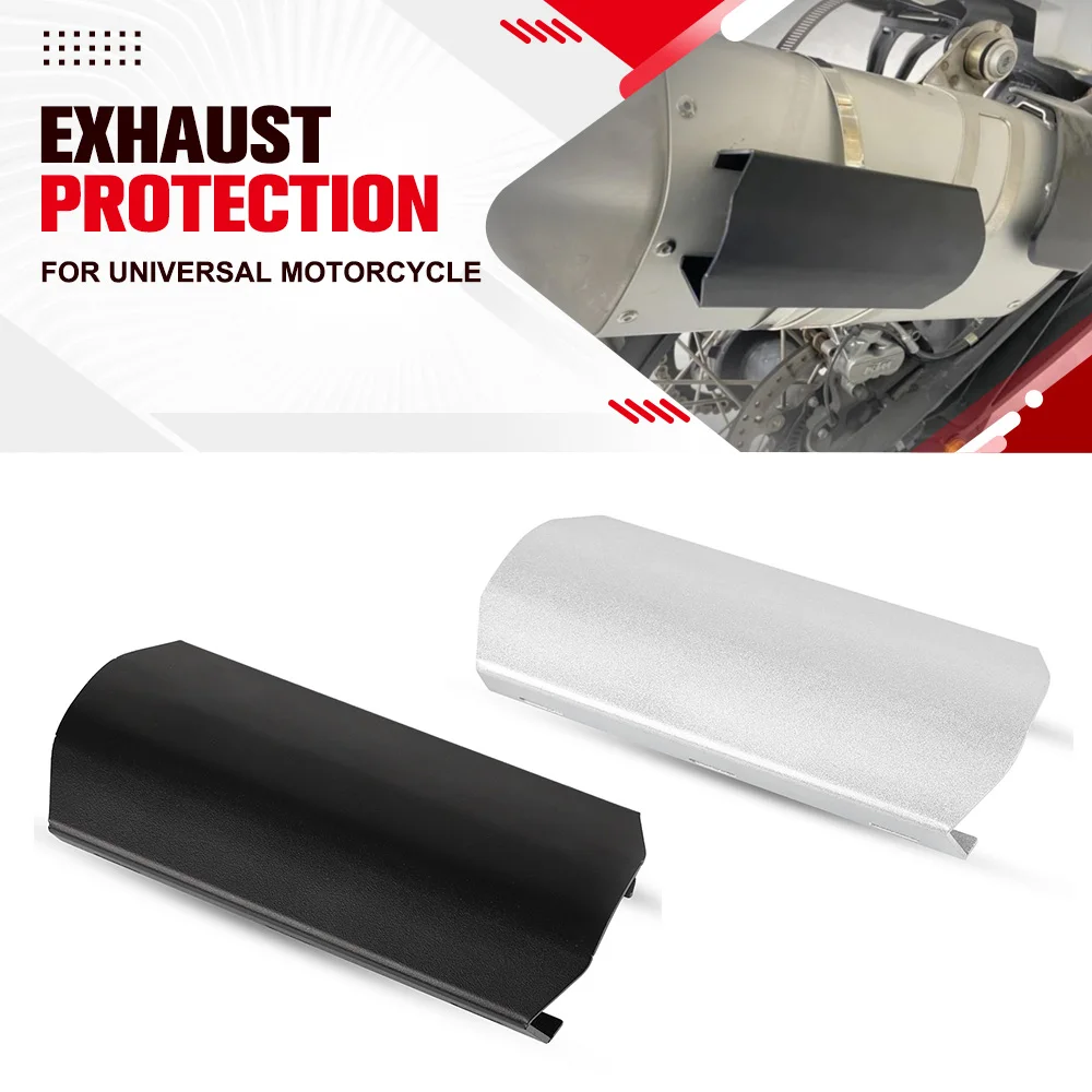 

Motorcycle Universal Exhaust Pipe Protector FOR HODNA YAMAHA KAWASAKI SUZUKI BMW Heat Shield Cover Guard Anti-scalding Cover
