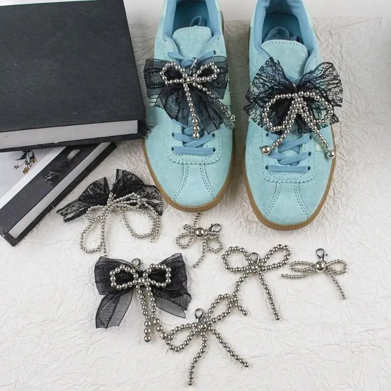 Trendy Fastener Butterfly Bowknot for Personalizing Holder Phone Charm Pendant Home Accessory Craft Supplies