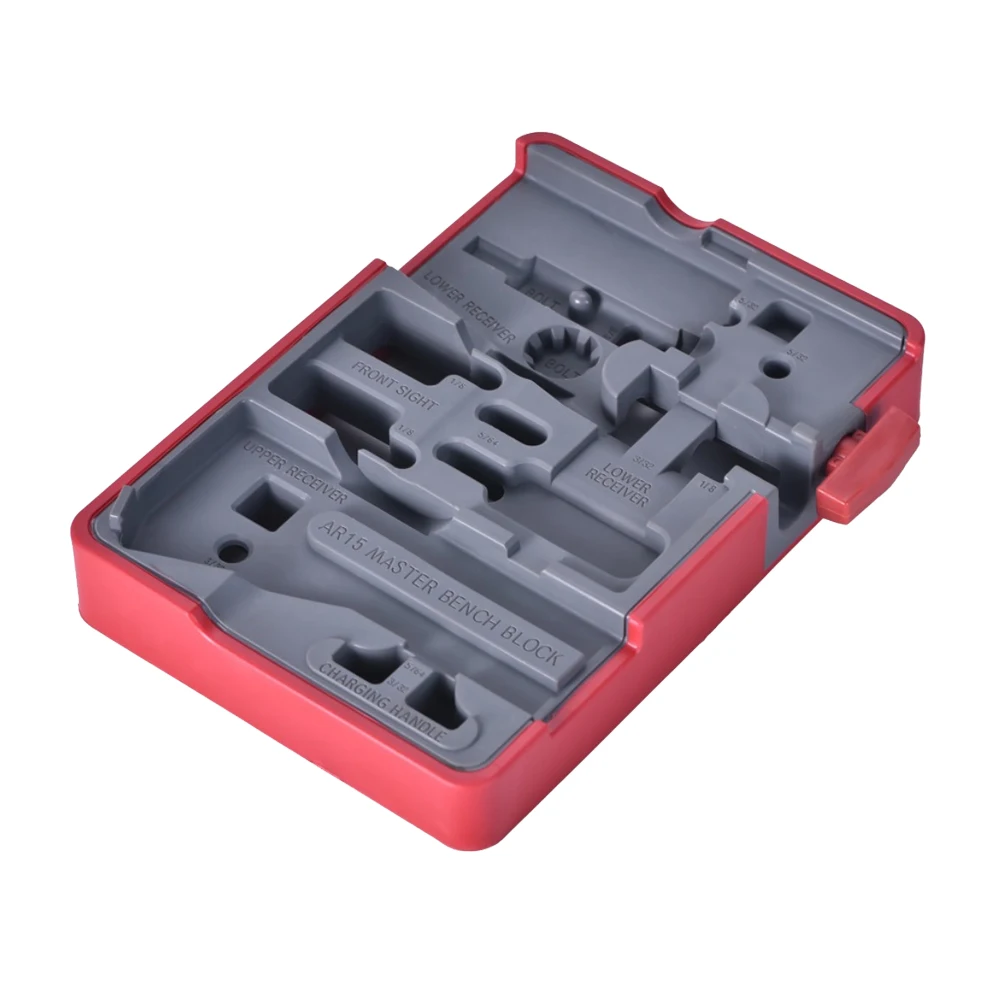 AR15 Block Master Bench Block Ultra-Tough Construction AR-15 Repair Tools Bench With 4 Magnet Sturdy Non-slip Surface view 6