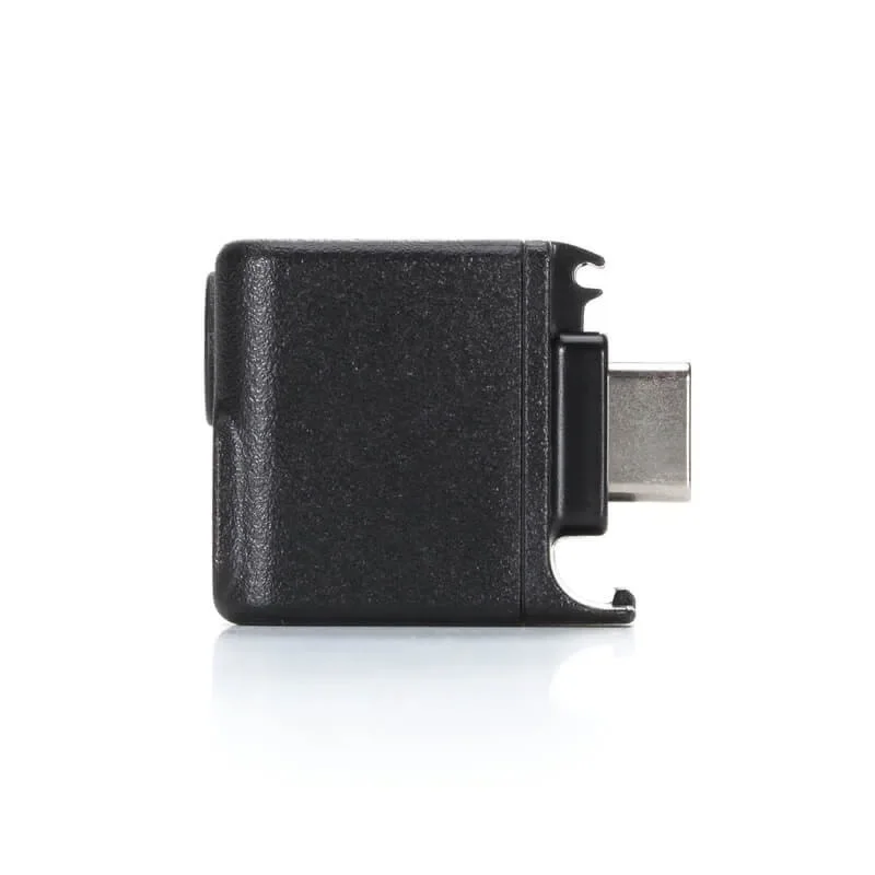 DJI Osmo Action 3.5mm Audio Adapter supports 3.5mm microphone audio input for high-quality and clear vocal recording.