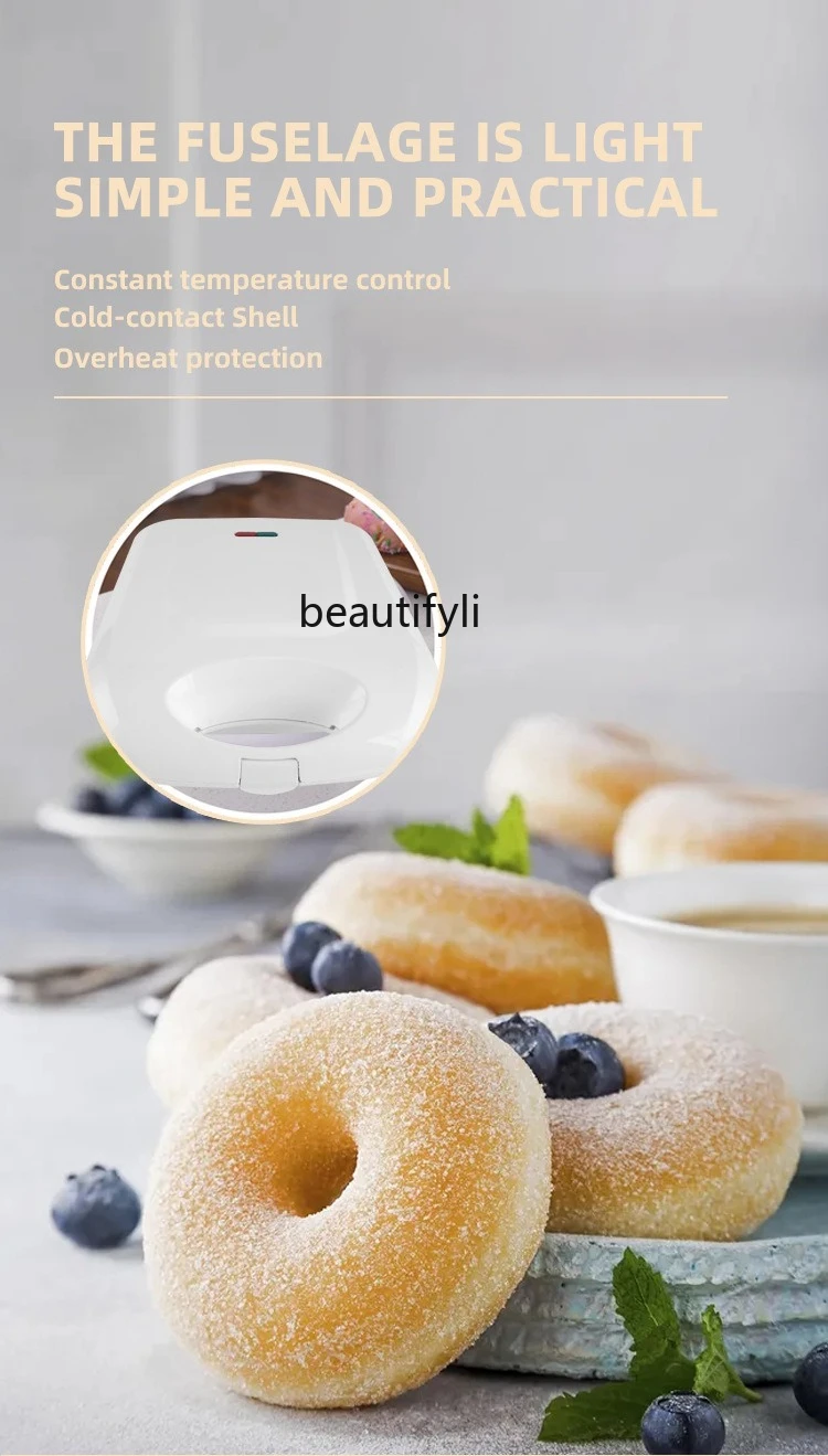 Household bread machine double-sided heating