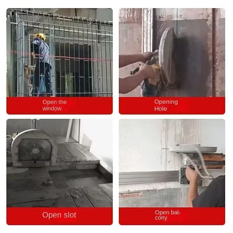 

Excellent 16Cm Large Wall Cutting Machine Reinforced Concrete Wall Slotting Machine Depth Handheld High Power Electric Slotting