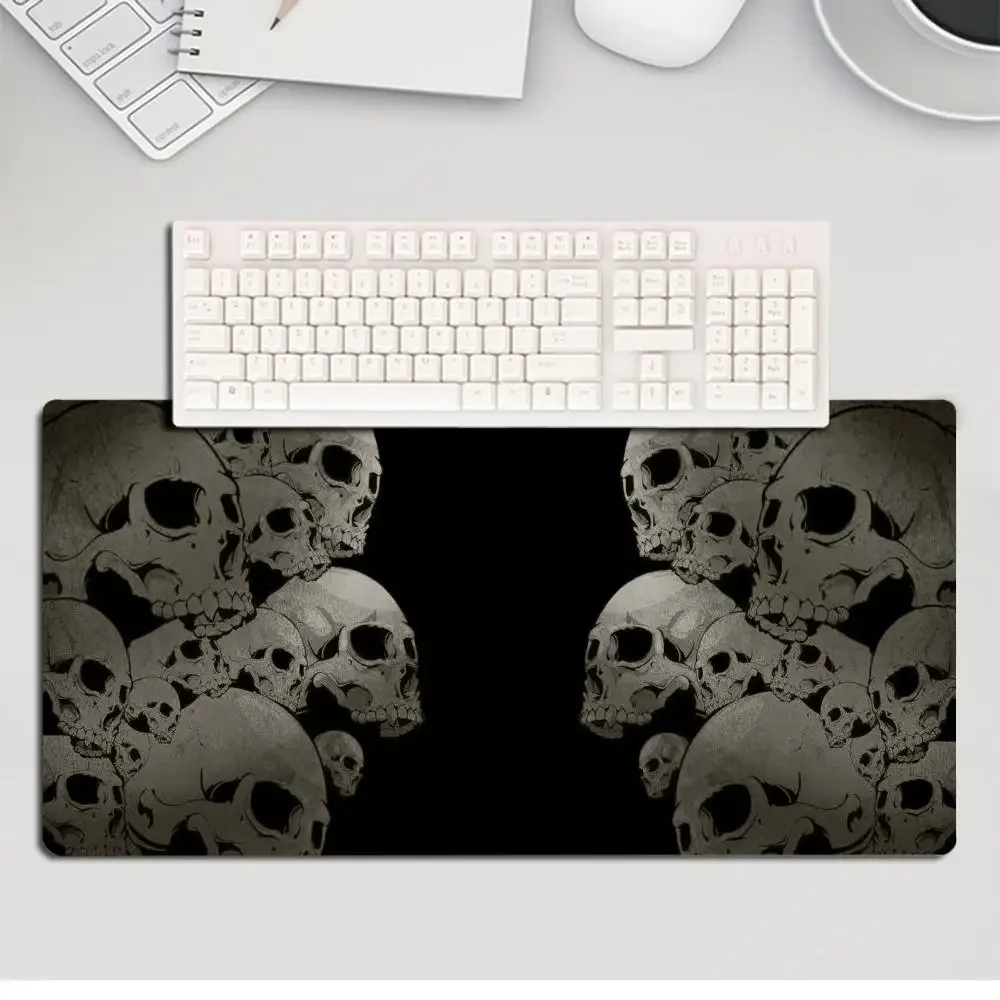 Rock Roll Skull Mousepad High Quality Large Gaming Mouse Pads LockEdge Thickened Computer Keyboard Table Desk Pad