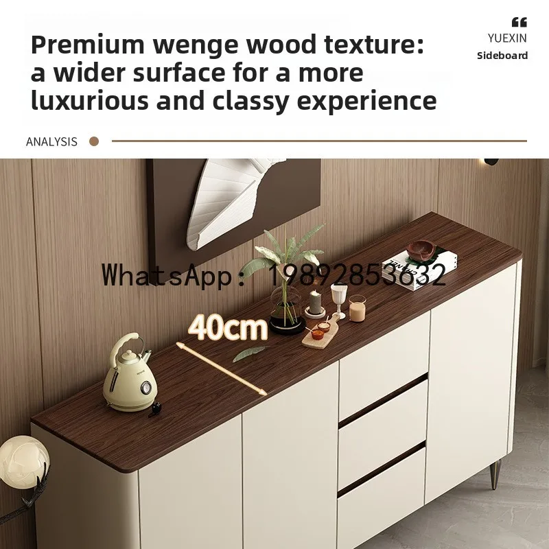 CZ Restaurant Wall-Mounted Tea Cabinet Storage Cabinet Modern Simple Kitchen Storage Cabinet