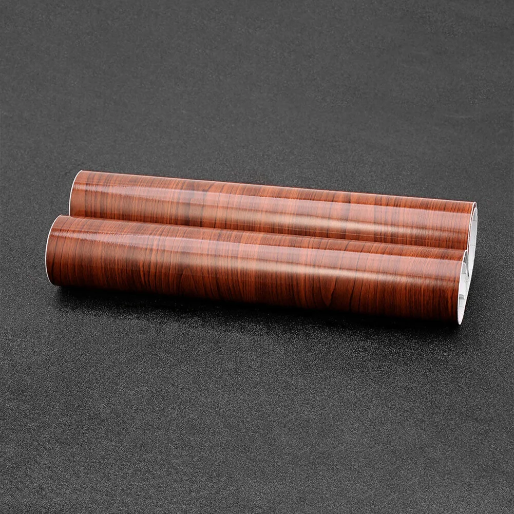 1pc 100x30 Cm Car Interior Decorative Sticker High Glossy Wood Grain Auto Interior DIY Vinyl Sticker Decal Wrap Film