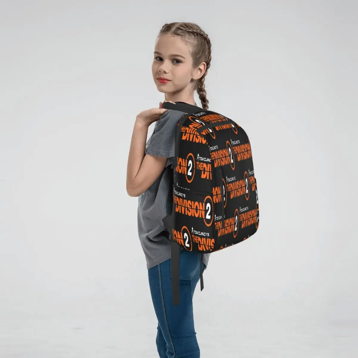 Tom Clancy's The Division 2 (15) Backpack Daypack Boys Girls BookBag School Bag Shoulder Bags for Men Women