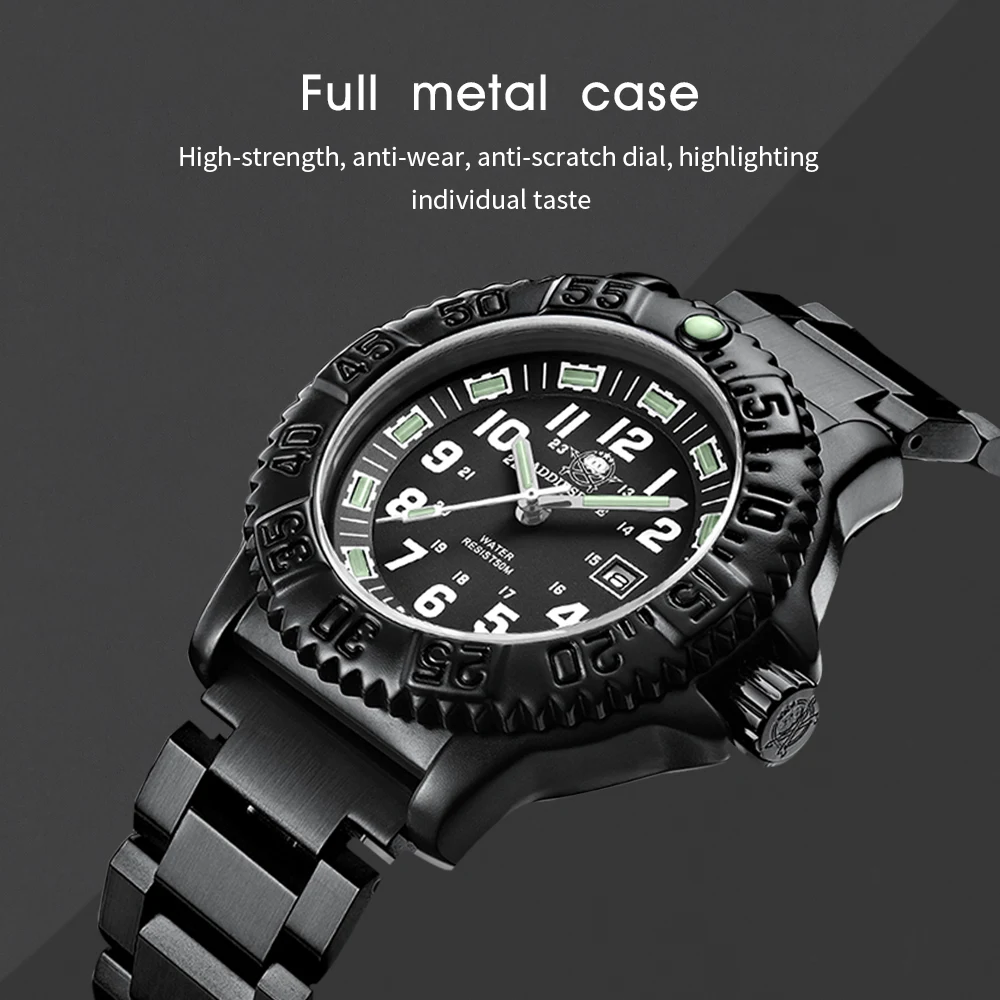 

ADDIESDIVE Classic Quartz Watch For Men Fashion Business MY-050S Super Luminous Wristwatch 50M Waterproof Wristwatch Male Clock