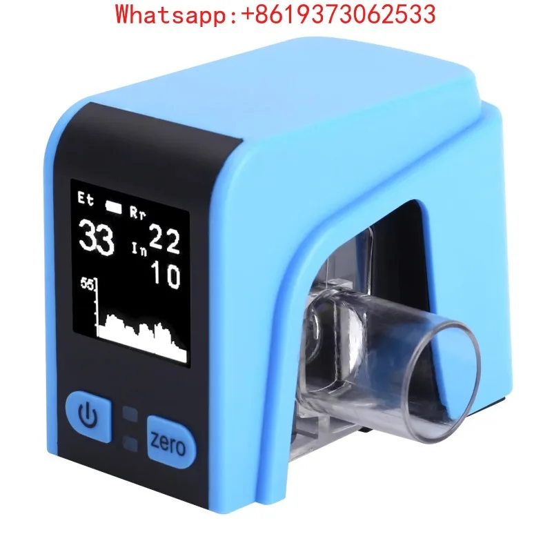 

Беспроводной мини-капнограф CA80 для ветеринарии: монитор EtCO2 с датчиком для основной вентиляции легких