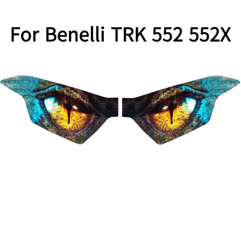 

Наклейки на фары мотоцикла для Benelli TRK 552 552X TRK552 TRK552X 2023 2024 2025, защитные наклейки на фары, аксессуары