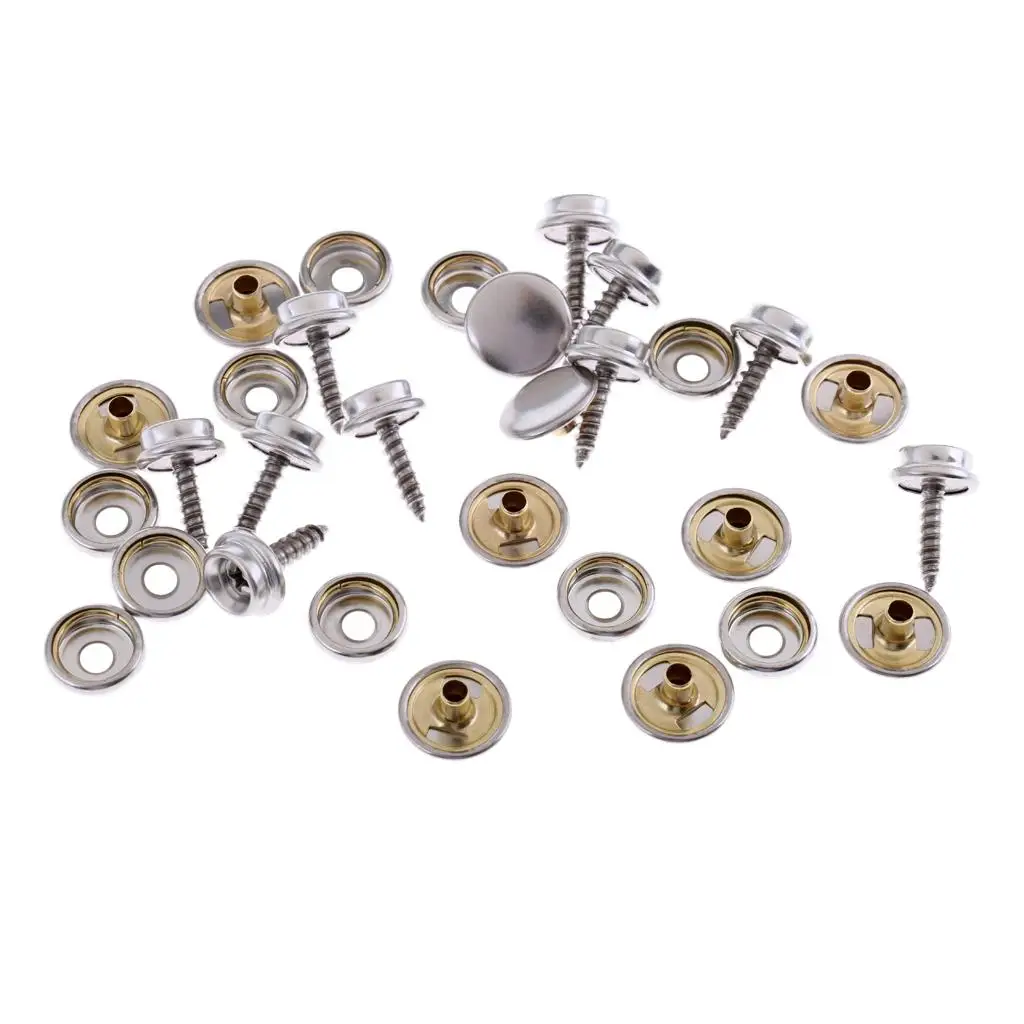 10x Snap Fastener Kit Bimini Top Canvas Snap Stainless Steel Canopy Fittings