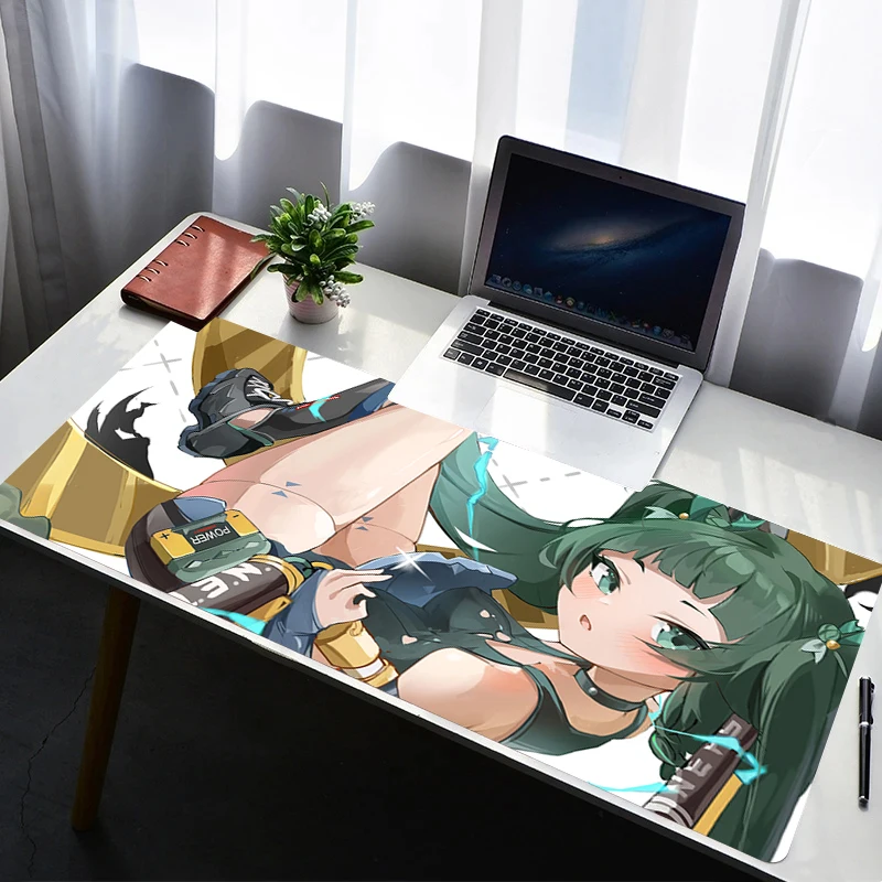 Mouse Pad Computer Gaming Accessories HD Mousepad Rubber Extended Desk Mat Laptop Z-zenless Zone Zero Qingyi Gamer Keyboard Pad