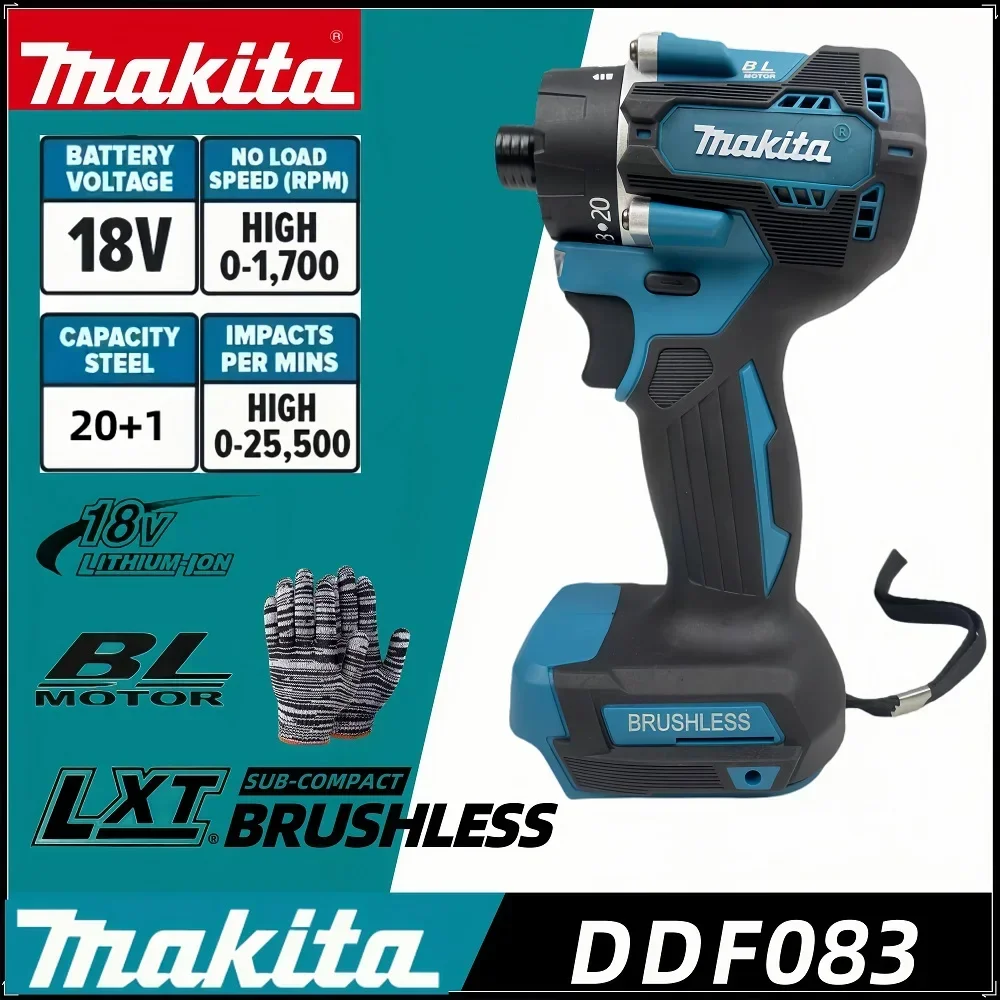 Makita 18V 20+1 Torque Brushless Electric Screwdriver Cordless Drill Rechargeable Mini Power Driver Tools For 18V Makita Battery