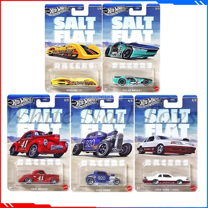 

Hot Wheels Retro Salt Flat Racing HRT81 Series HW Alloy Car Model Ford Willys Simulation Collectible Cars Model Birthday Gift