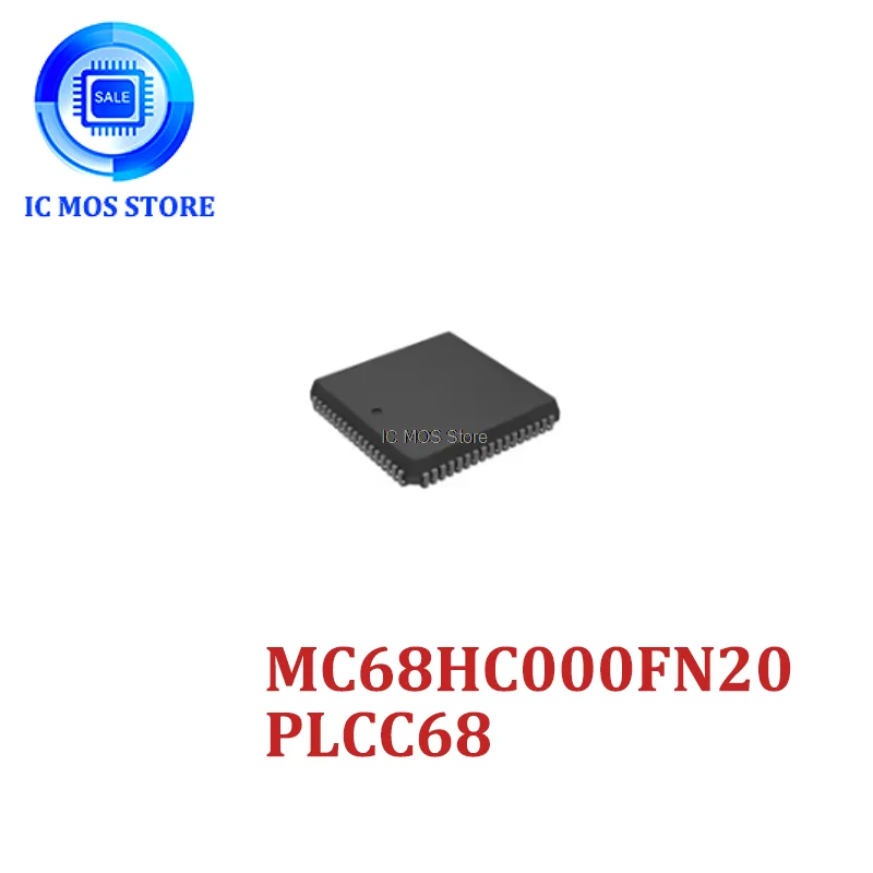 

10PCS/LOT MC68HC000 MC68HC000FN20 MC68HC000 68HC000FN20 68HC000 PLCC68