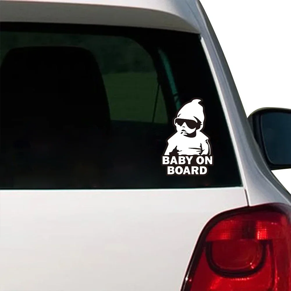 

Креативная наклейка «Ребенок на борту», автомобиль, забавная наклейка на безопасную наклейку, предупреждающий знак, мультяшное лобовое стекло, виниловое окно, аксессуары для автомобиля