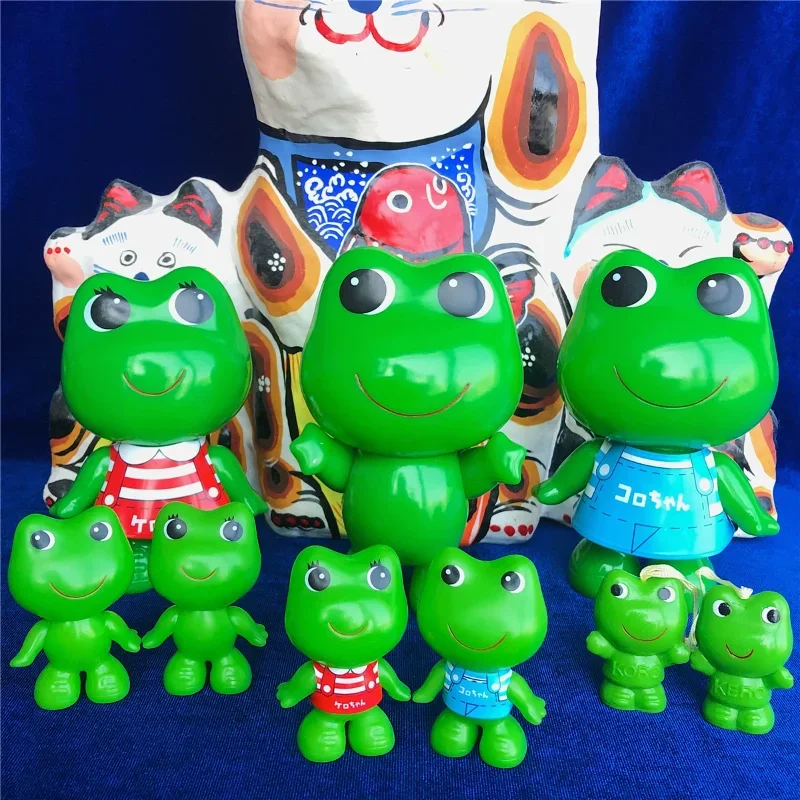 KERO KORO Anime Cartoon Japan Xingwa Mascot Frog Finger Puppet Soft Plastic Action Figure Collection Model Toys