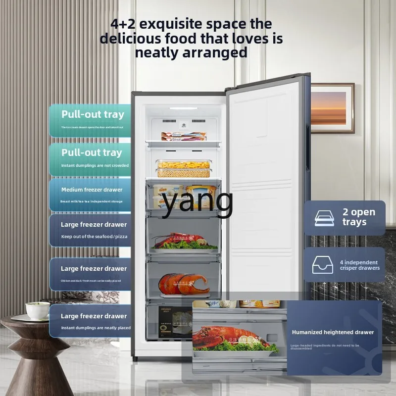 LMM200L liter vertical freezer air-cooled frost-free first-class energy efficiency refrigeration and freezing large capacity