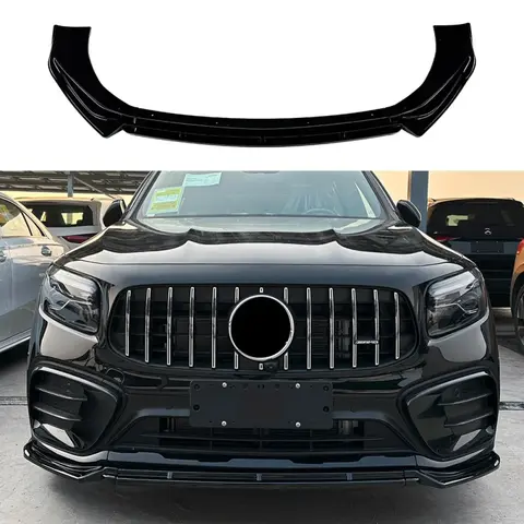 For Mercedes Benz GLB 2024+ X247 GLB220 GLB35 AMG Car Front Lip Spoiler Front Bumper Shovel Spoiler Exterior Body Kits