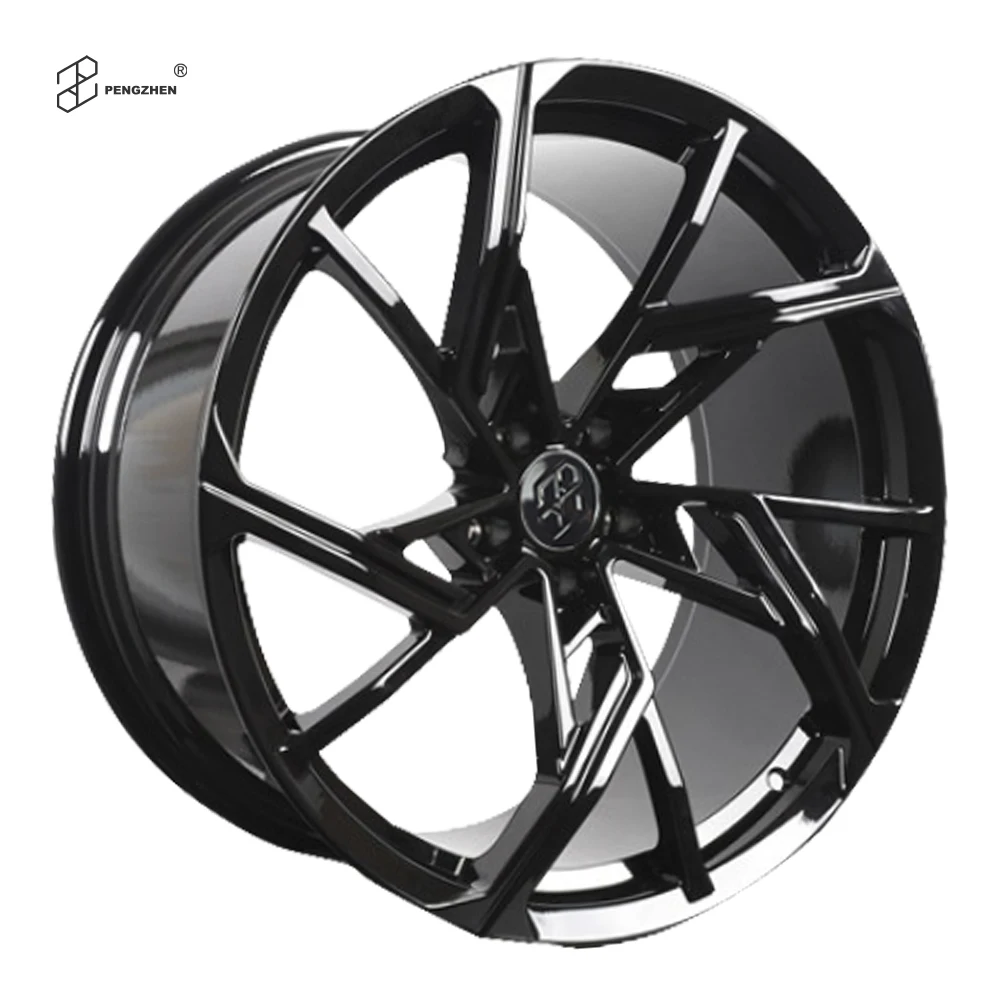 For  Concave 5 Spoke Gloss Black Light Weight Alloy  21x11 22