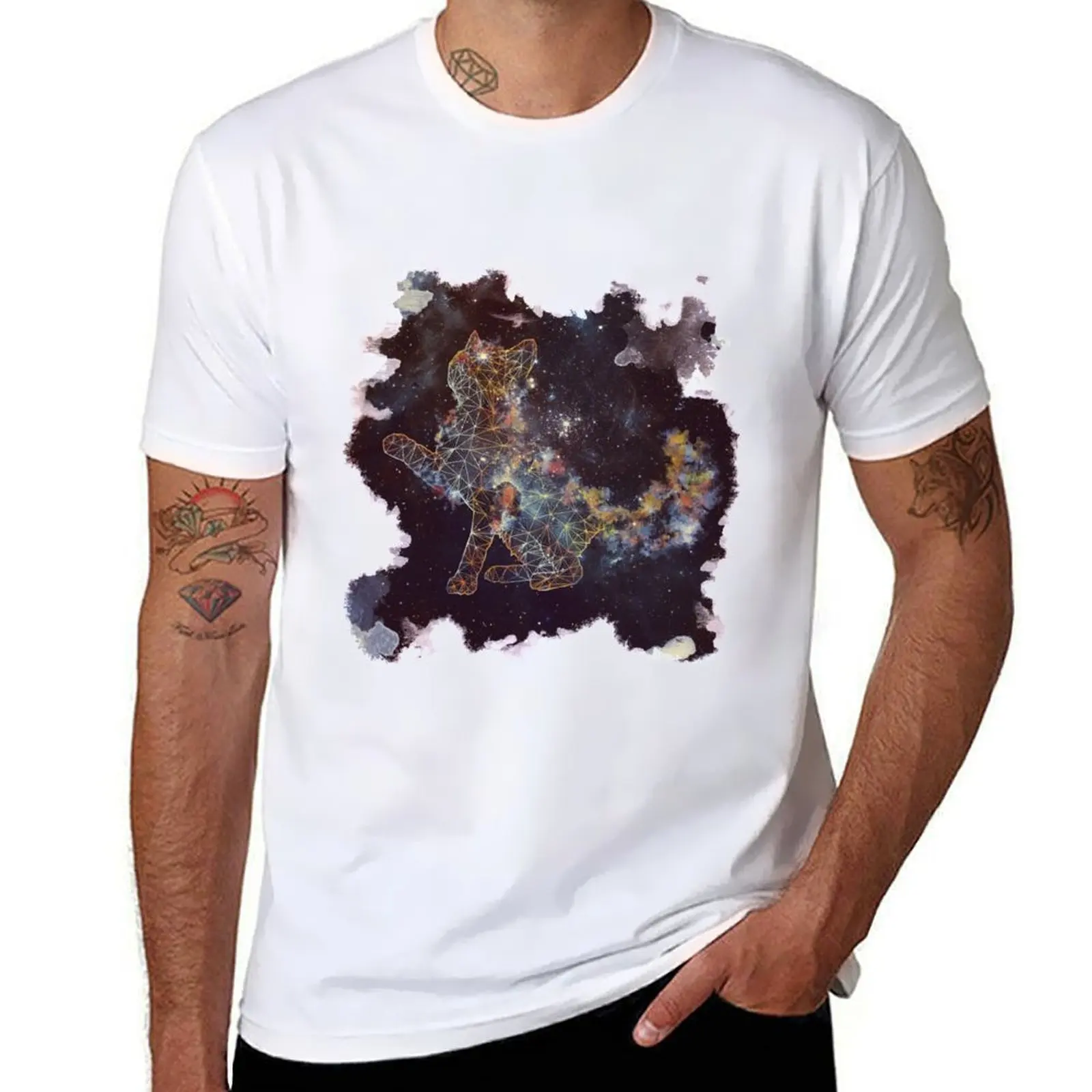 

Celestial Cat T-Shirt valentines clothes funny meme t-shirts boys whites mens vintage t shirts