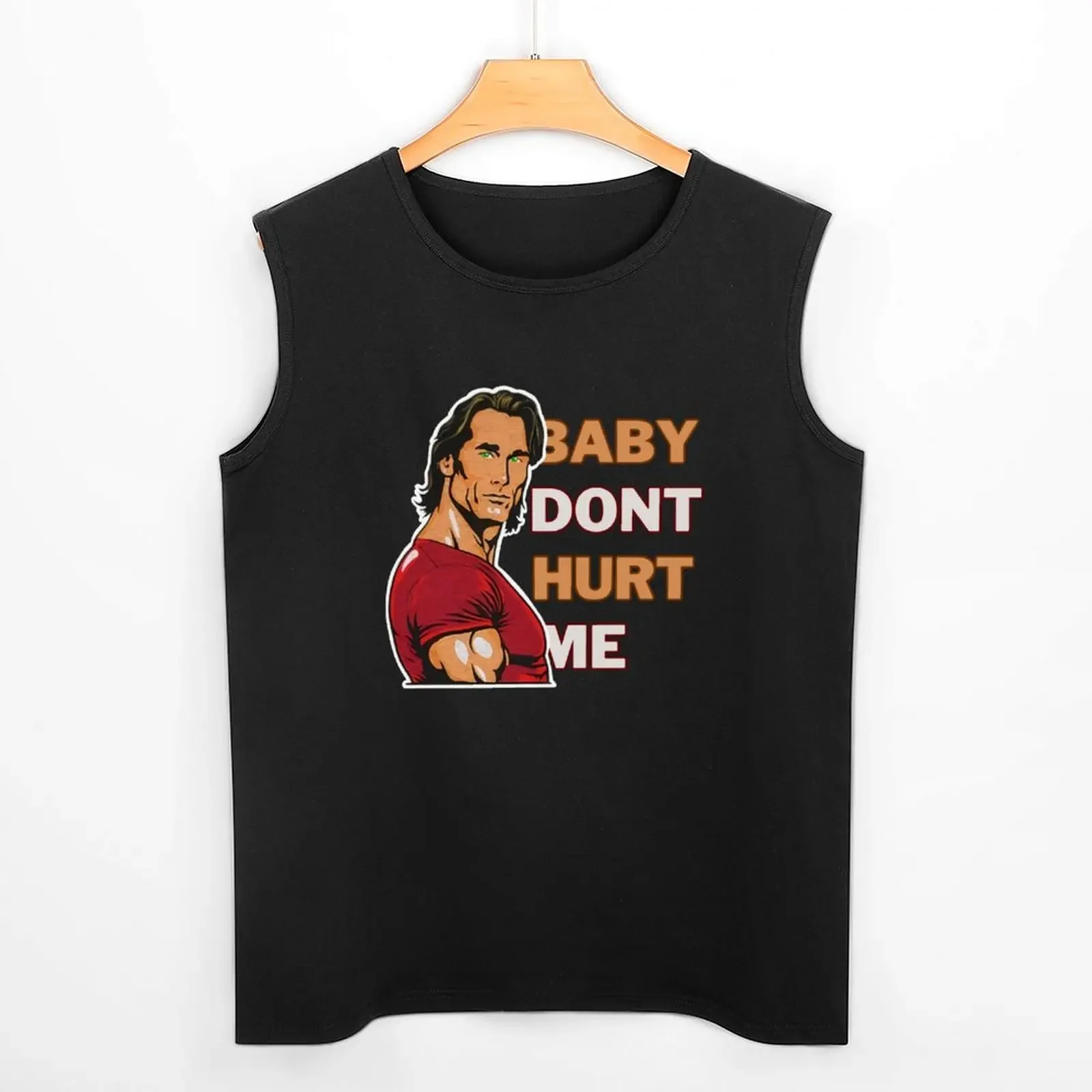 الرجال صالة رياضية تانك الأعلى ، طفل لا تؤذيني ميمي ، جديد