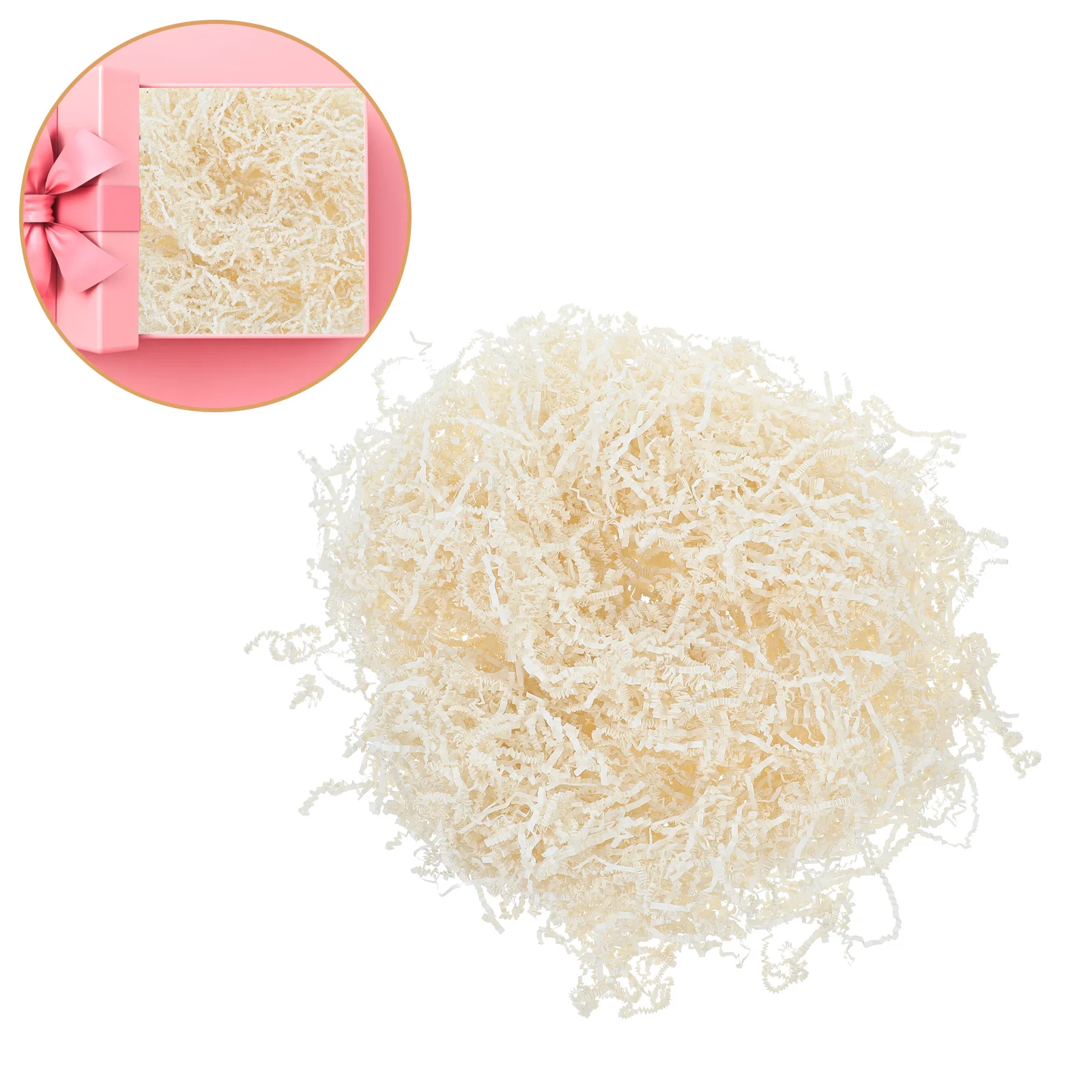 

Мятая нарезка из рафии, бумажные наборы, объемная подарочная коробка, наполнитель, амортизирующая амортизация, элегантная