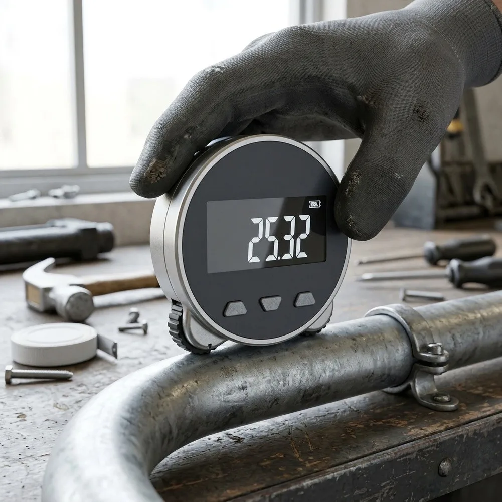 Measuring Wheel with Digital Display for Accurate Length Tracking Over Pavement Grass Soil and Uneven Ground Surfaces