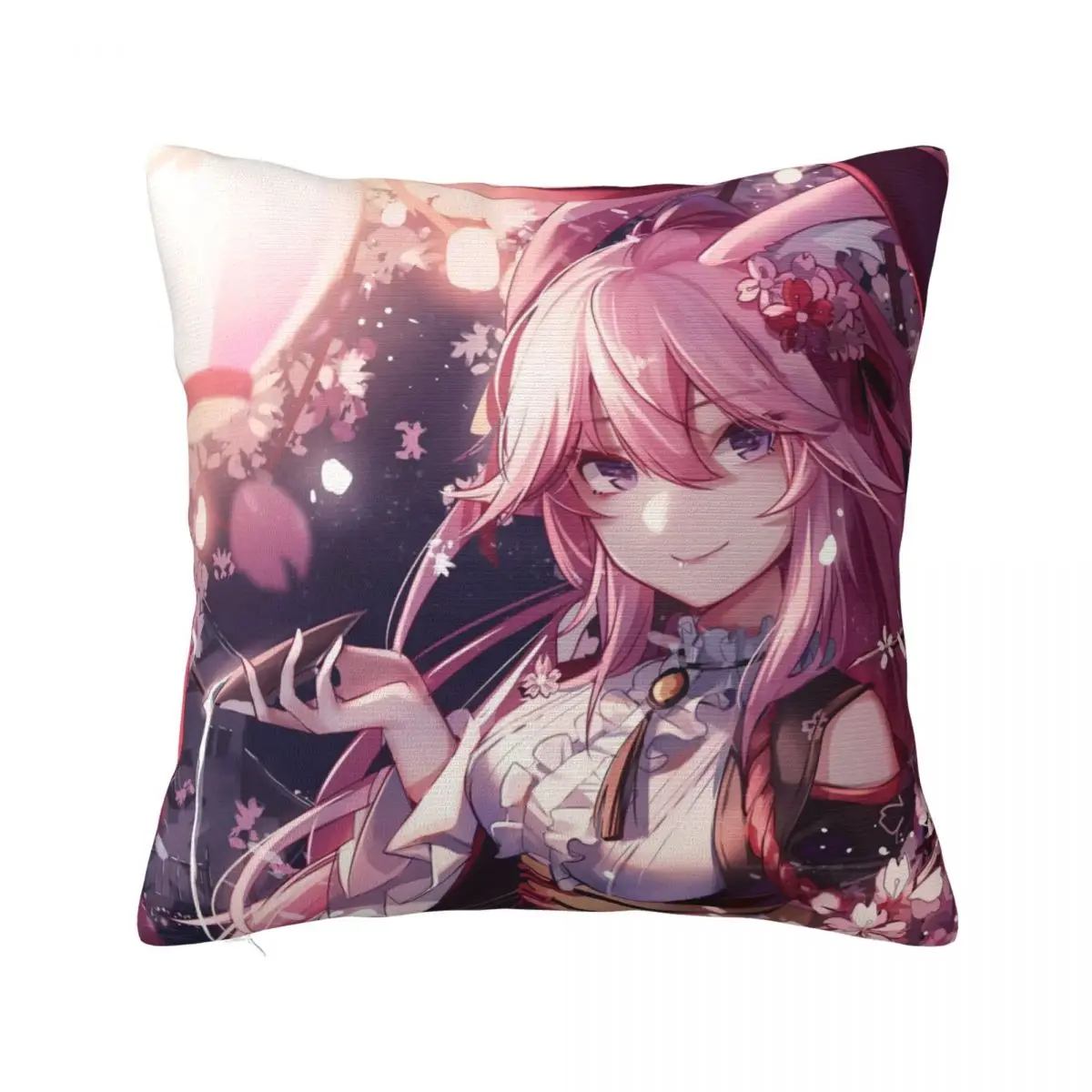 

Action Game Honkai Impact 3 Pillowcase Cushion Cover Decor Pretty Girl Anime Manga Pillow Case Cover Seater Zippered 40*40cm