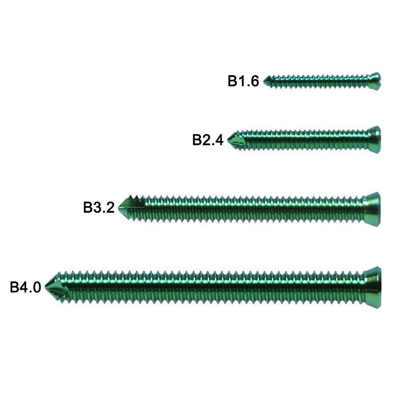 5pcs/set Titanium Crosshead Locking Screws High Quality Pet Implant Pet Orthopedic Instrument Orthopedic Accessories