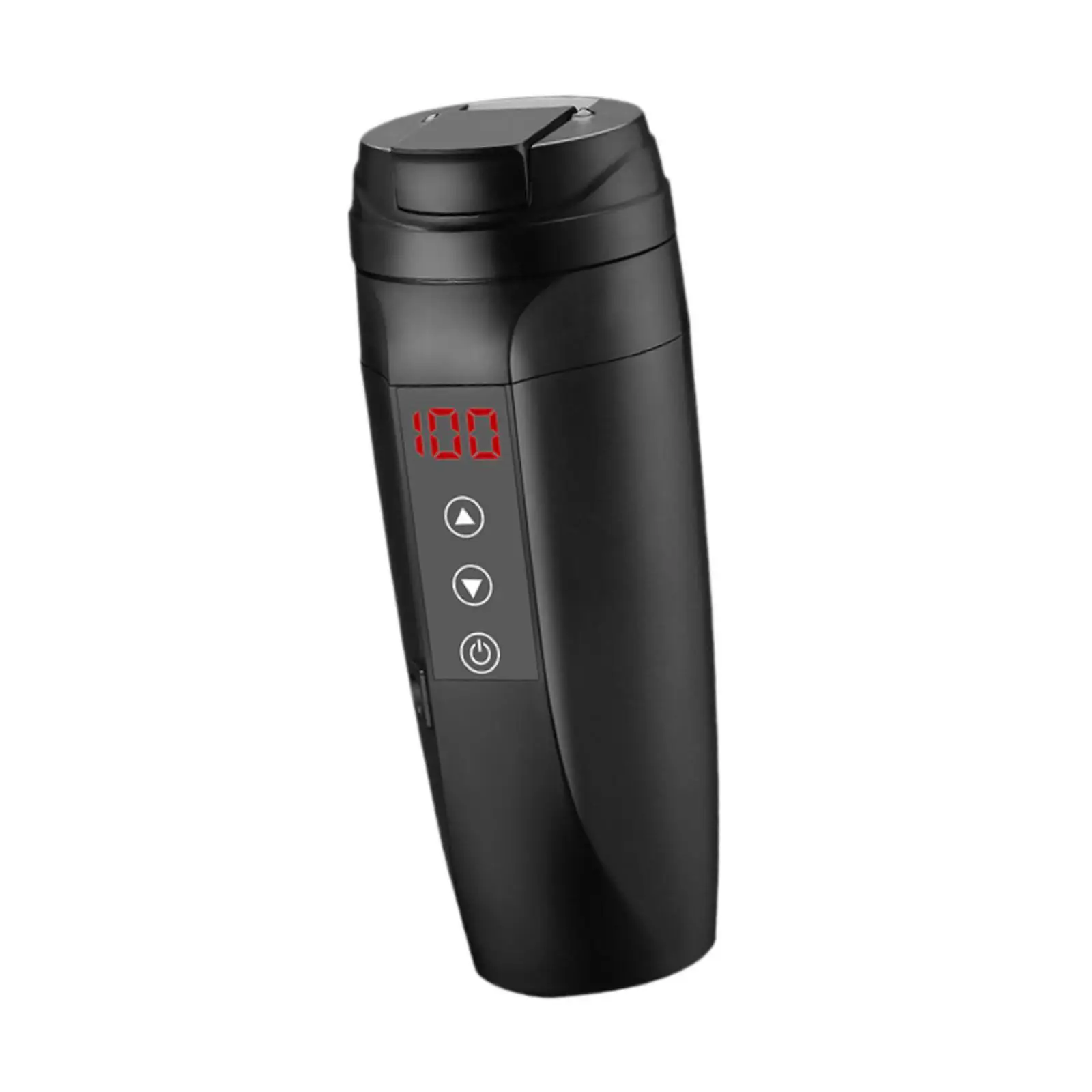 Vehicle Truck Travel Kettle 400ml Stainless Steel Electric Water Heater Portable Coffee Tea Cup Digital Display for Driver