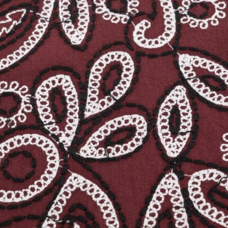 Embroidered Shirt French Fashion Autumn Spring Tops Women Loose O-neck Lady Office Shirt Streetwear Lantern Sleeve Top