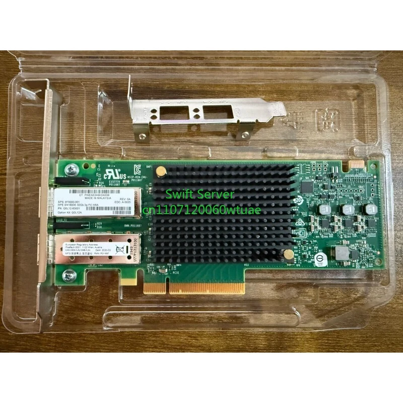 Q0L12A HPE 870000-001 SN1600E 32Gb FC 2p Dual HBA Fibre Channel Card