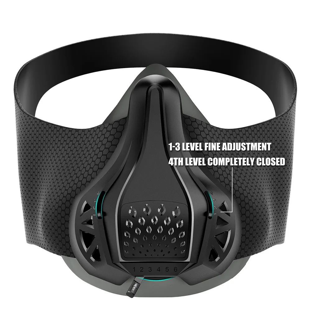 Sports Mask, Six-gear Training, Oxygen Barrier, Oxygen Control, Masochistic Artifact, Mask, Aerobic