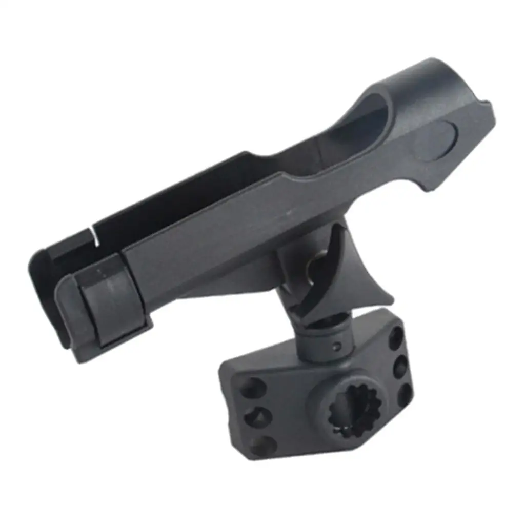 

360 Degree ABS Fishing Rod Holder Rest Boat Kayak Mount Rack Bracket Equipment