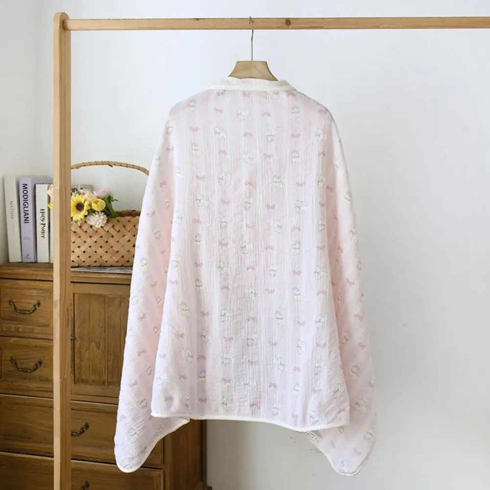 

Хлопковое одеяло-накидка с цветочным принтом для мам: теплое, дышащее, с мультяшным рисунком, шаль для кормления, фартук для кормления грудью