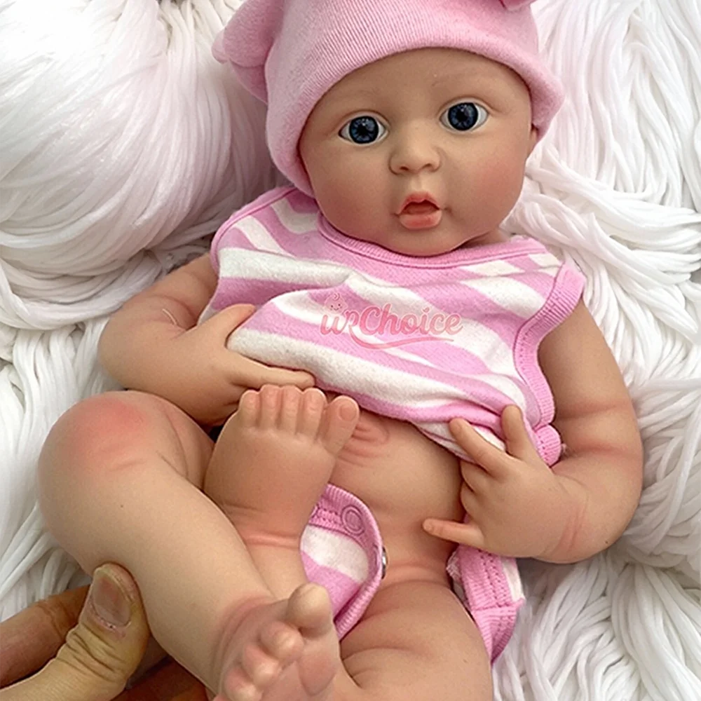 ตุ๊กตาซิลิโคนรีบอร์นเด็กผู้หญิงขนาด 18 นิ้ว เหมือนจริง ปากเปิด ทารกแรกเกิด ทำมือ ทาสีด้วยมือ ตุ๊กตารีบอร์น สำหรับนักสะสมและผู้ที่ชื่นชอบตุ๊กตา
