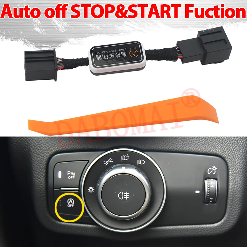 For Alfa Romeo Stelvio 949 2016-2023 Car Start Stop Engine System Off Eliminator Device Control Sensor Plug Stop Canceller Wire