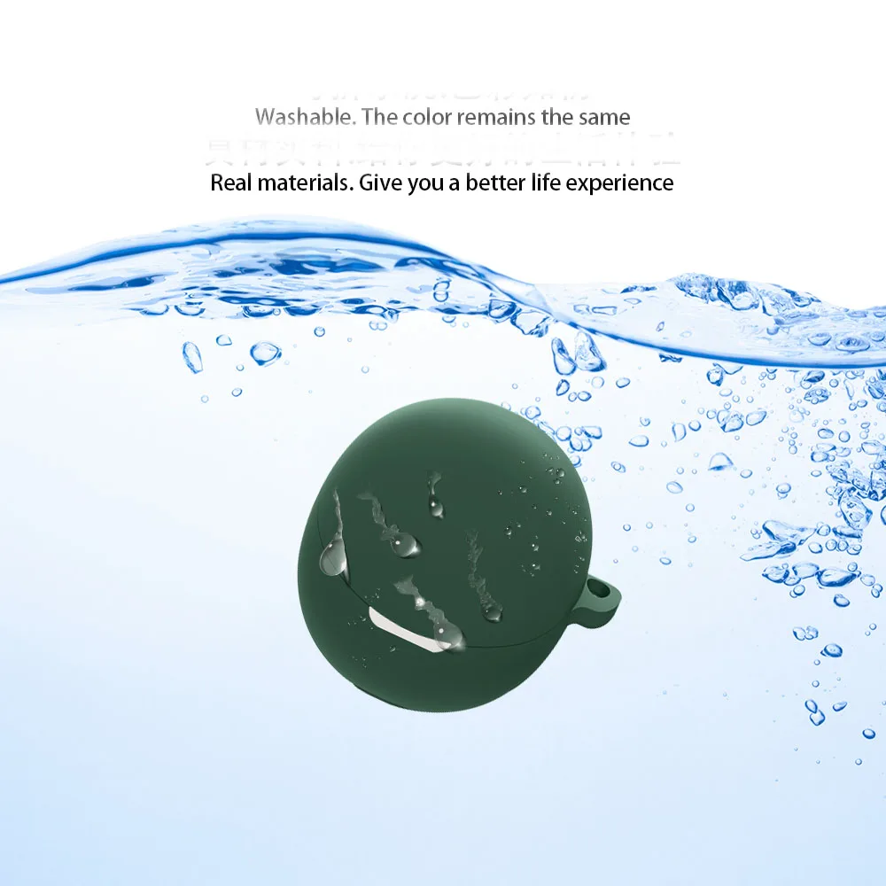 ل ممن لهم انكو Air3 حافظة مقاومة للصدمات سيليكون سماعة غطاء بلون هيرفون اكسسوارات ل ممن لهم انكو الهواء 3 صندوق مع هوك