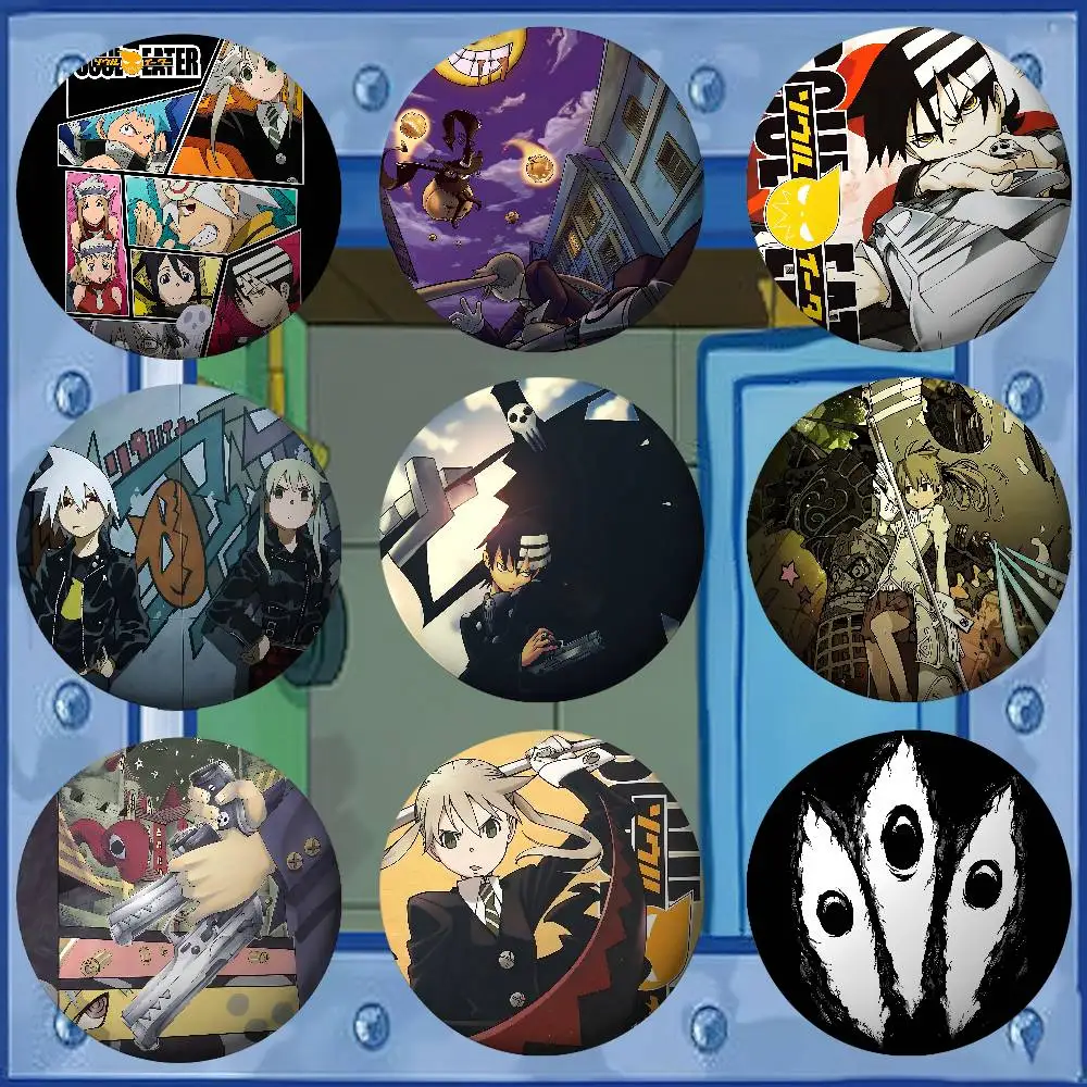 الكلاسيكية أنيمي الروح الآكل شارات صفيح لينة زر دبوس بروش شارة معدنية مخصصة مجوهرات اكسسوارات قبعة حقيبة التلبيب