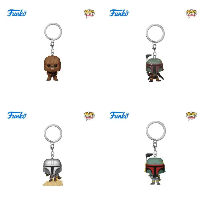 Classics Funko Pop Original Star Wars Series Boba Fett Child Toy Figures Collection Model Toys Birthday Gift Keychain Decoration - Image 3