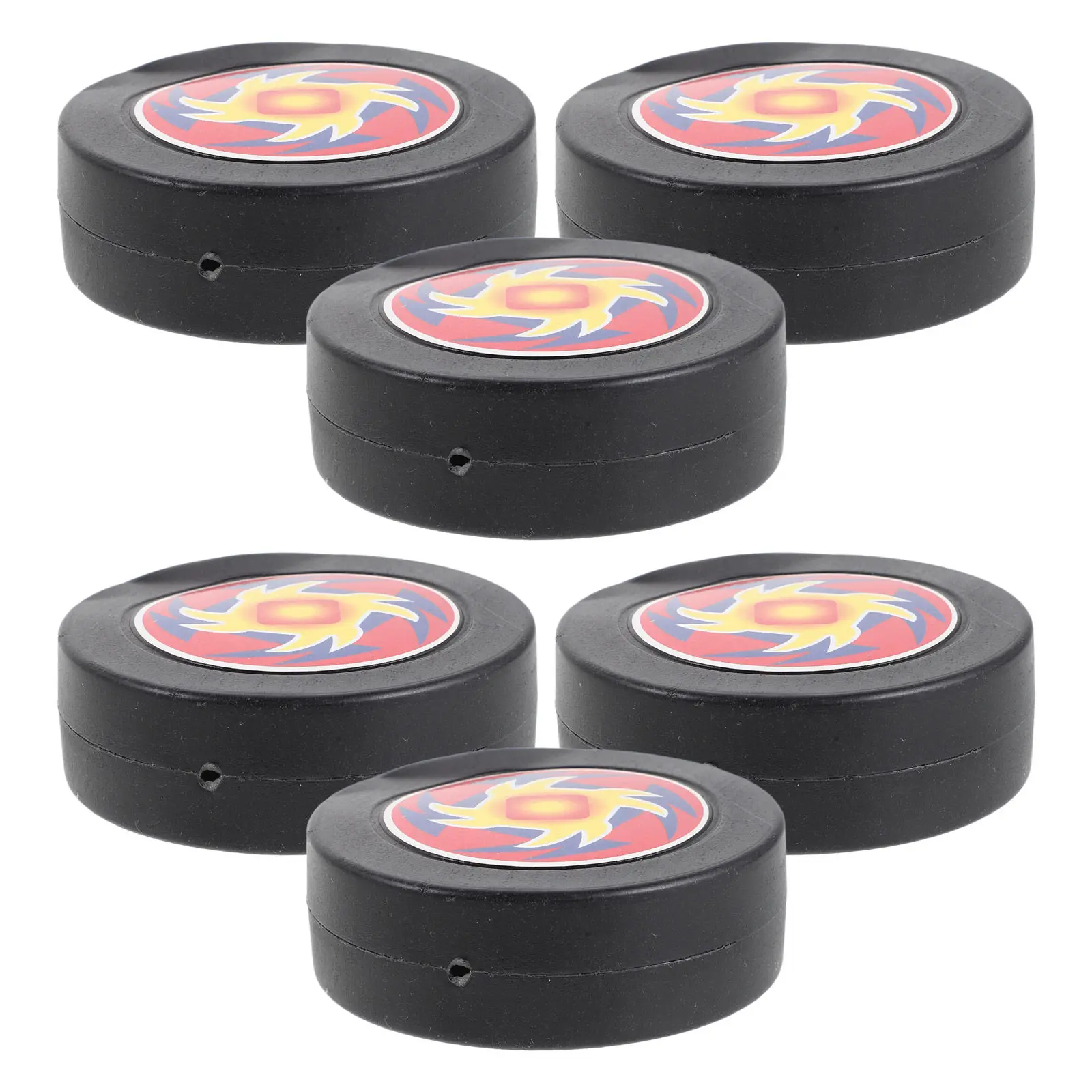 

6Pcs Kids Roller Hockey Pucks Bright Lightweight 2.7 Inch Street Hockey Practice Balls Outdoor Youth Skill Development Equipment