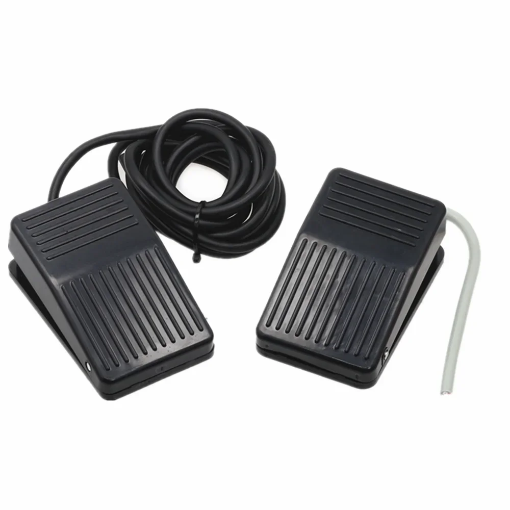 FS-1 Chwilowy plastikowy antypoślizgowy przełącznik nożny 10A/250VAC NO+NC Elektryczny przełącznik nożny