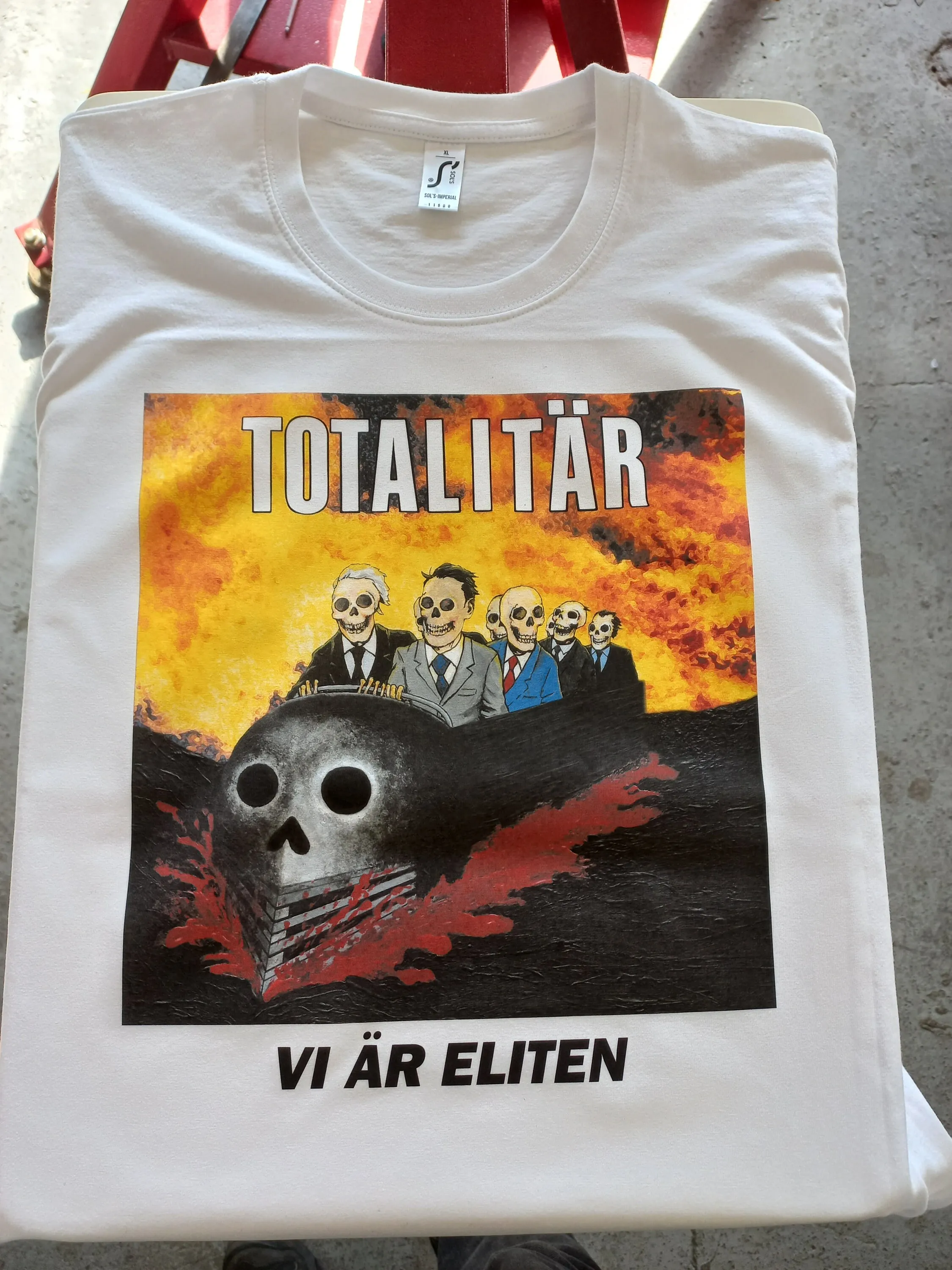 Totalit R Vi Ñr Eliten T Shirt Merch Punk Sweden Hardcore